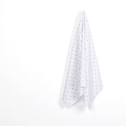 Woven Polka Dot Cotton - White
