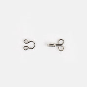 Hook & Eye Sets 10mm - Nickle