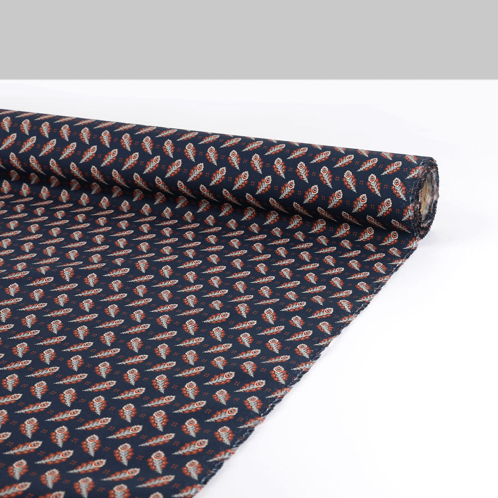 Liberty Piccadilly Poplin - Paisley Feather / C