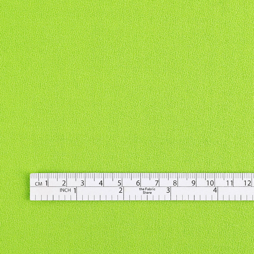 Pure Wool Crepe - Lime