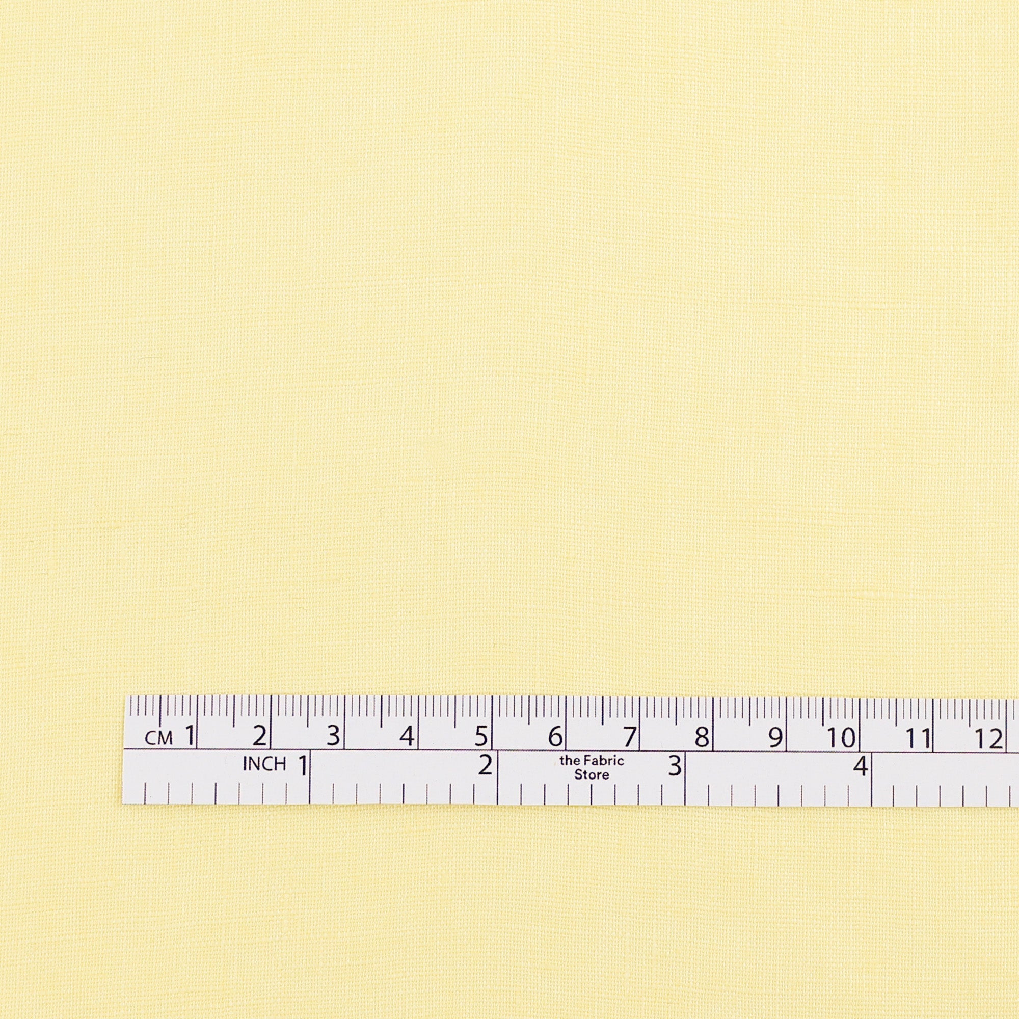 Plain Weave Linen - Limoncello Cream