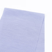 Mini Stripe Warp Stretch Cotton / Nylon - Vista