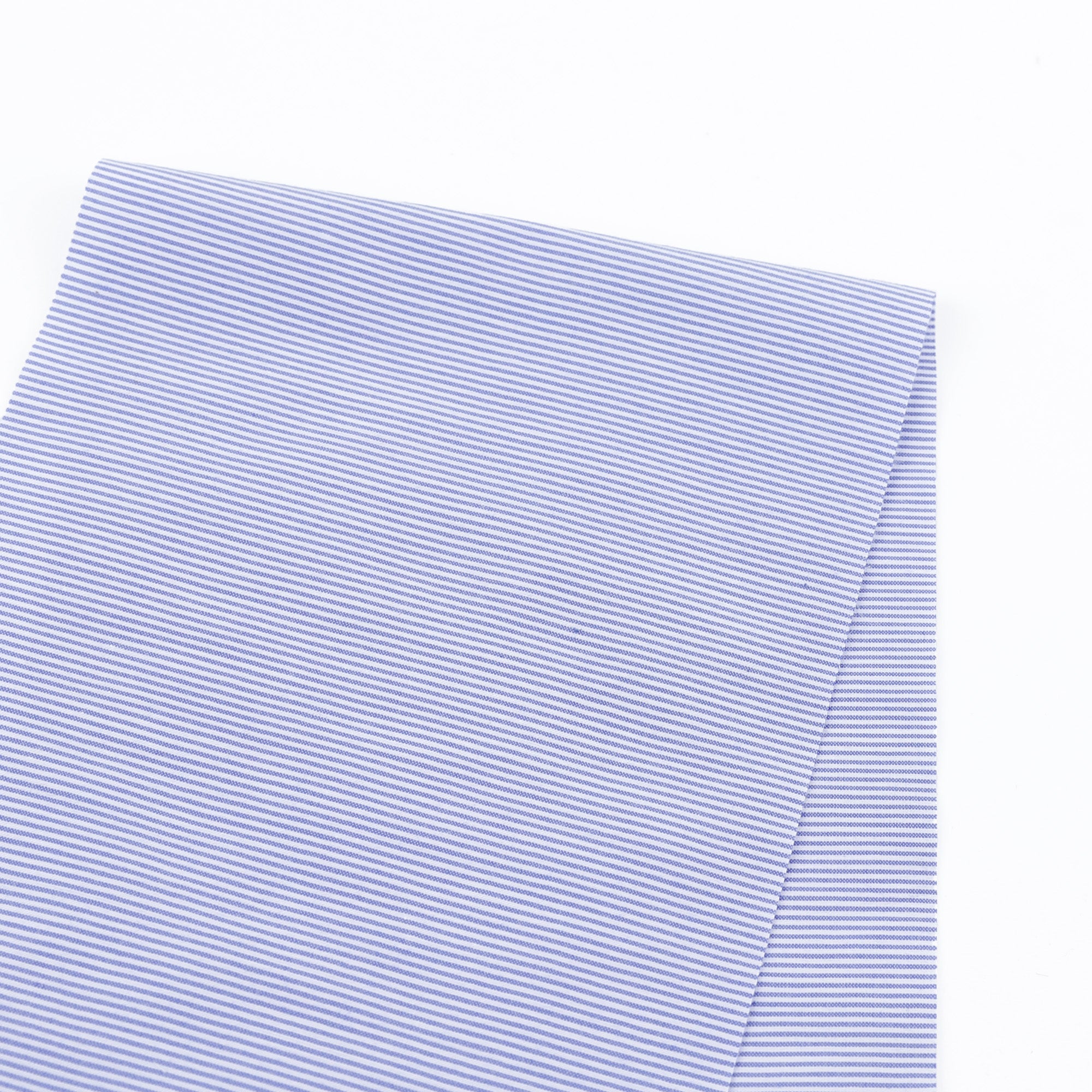 Mini Stripe Warp Stretch Cotton / Nylon - Vista