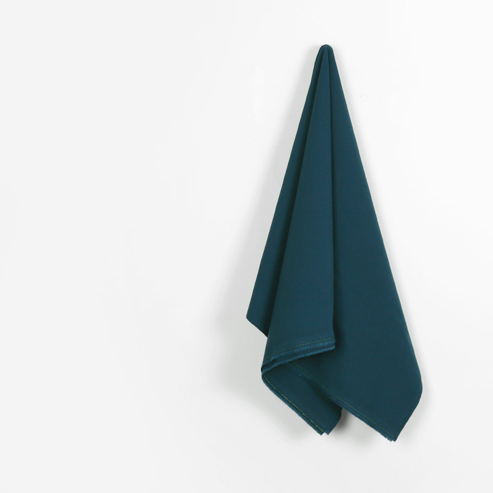 Narrow Stretch Cotton Twill - Deep Sea