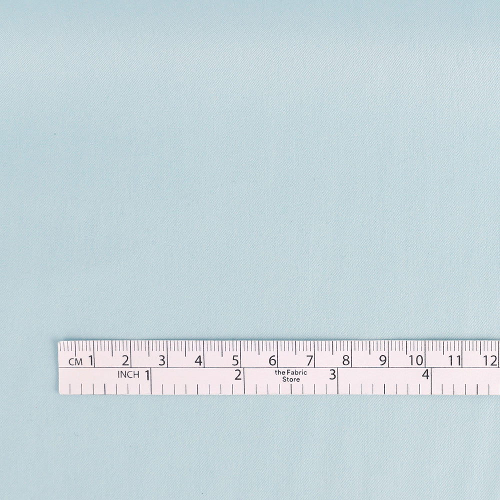 Stretch Cotton / Poly Twill - Ice Blue