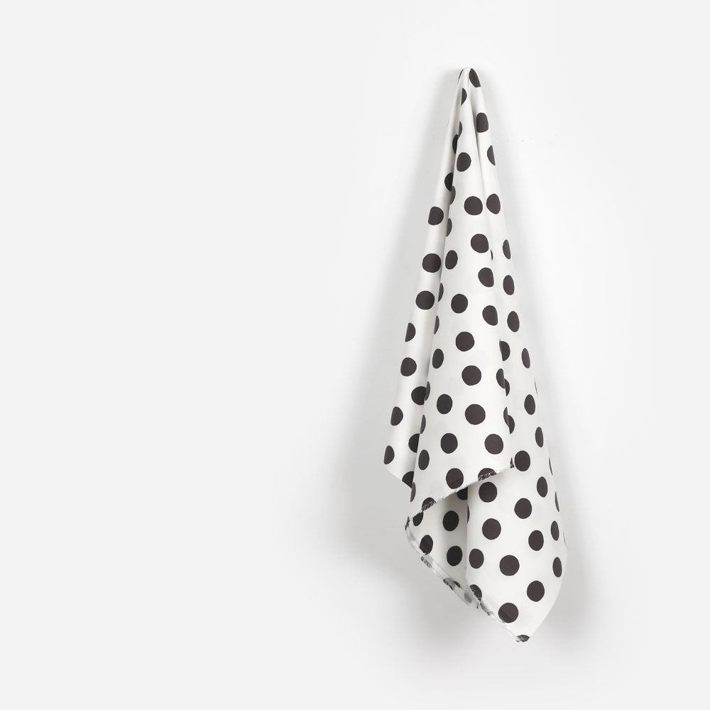 Big Spot Stretch Cotton - Charcoal