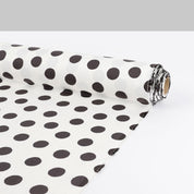 Big Spot Stretch Cotton - Charcoal