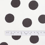 Big Spot Stretch Cotton - Charcoal