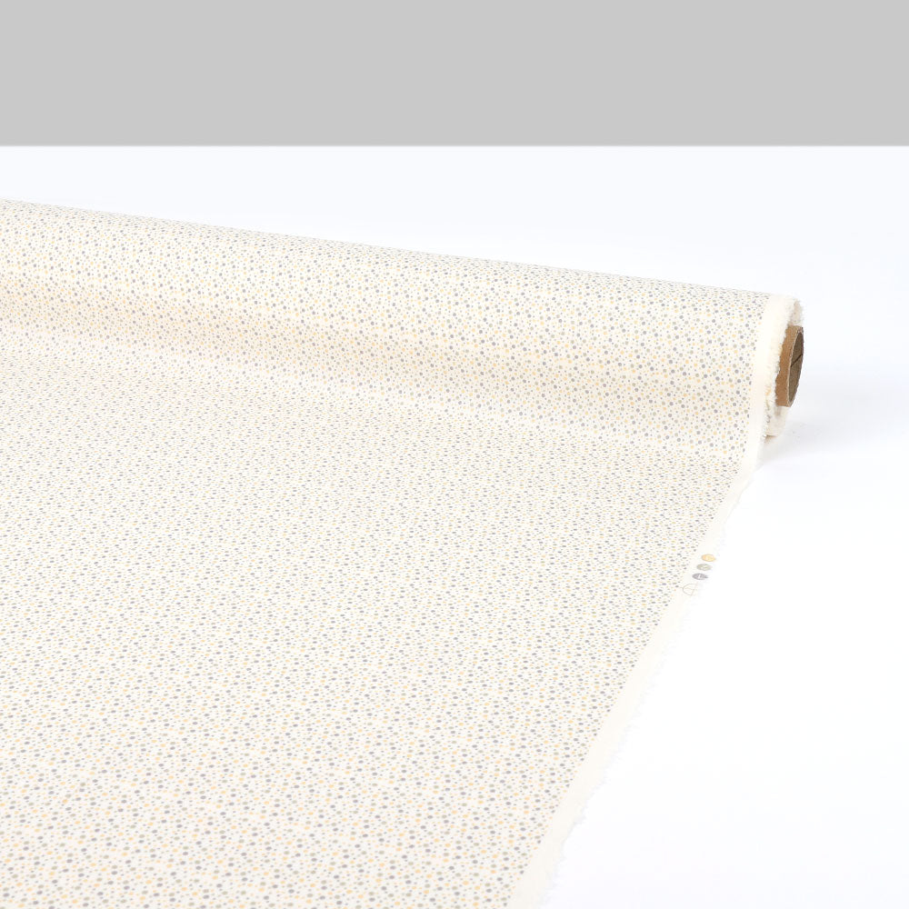 Optical Dot Cotton Poplin - Yellow Mix