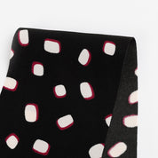 Candy Drop Poly Satin Backed Crepe - Black