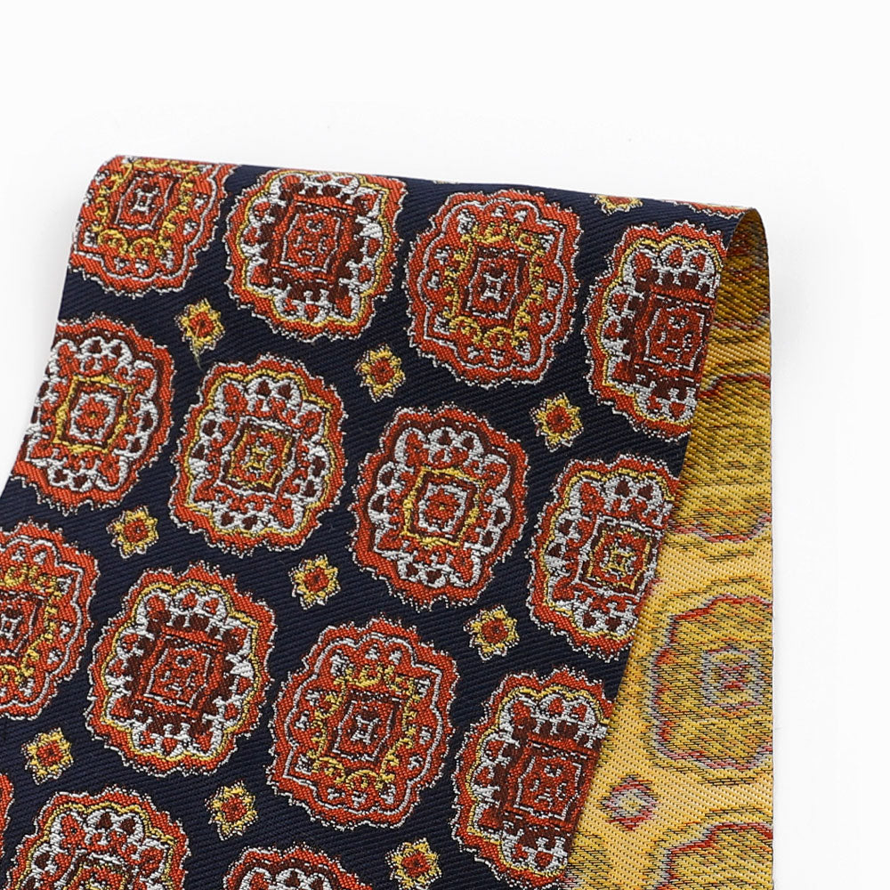 Medallion Jacquard - Midnight / Russet