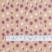 Segment Spot Cotton Shirting - Biscuit