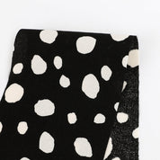 Pebble Spot Viscose / Rayon Crepe - Black