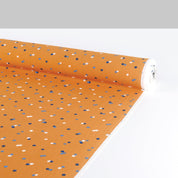 Drawn Dot Poly Crepe - Clementine