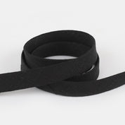 Organic Linen Bias Binding - Black