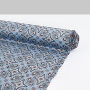 Ornate Cotton Twill - Ceil Blue Mix
