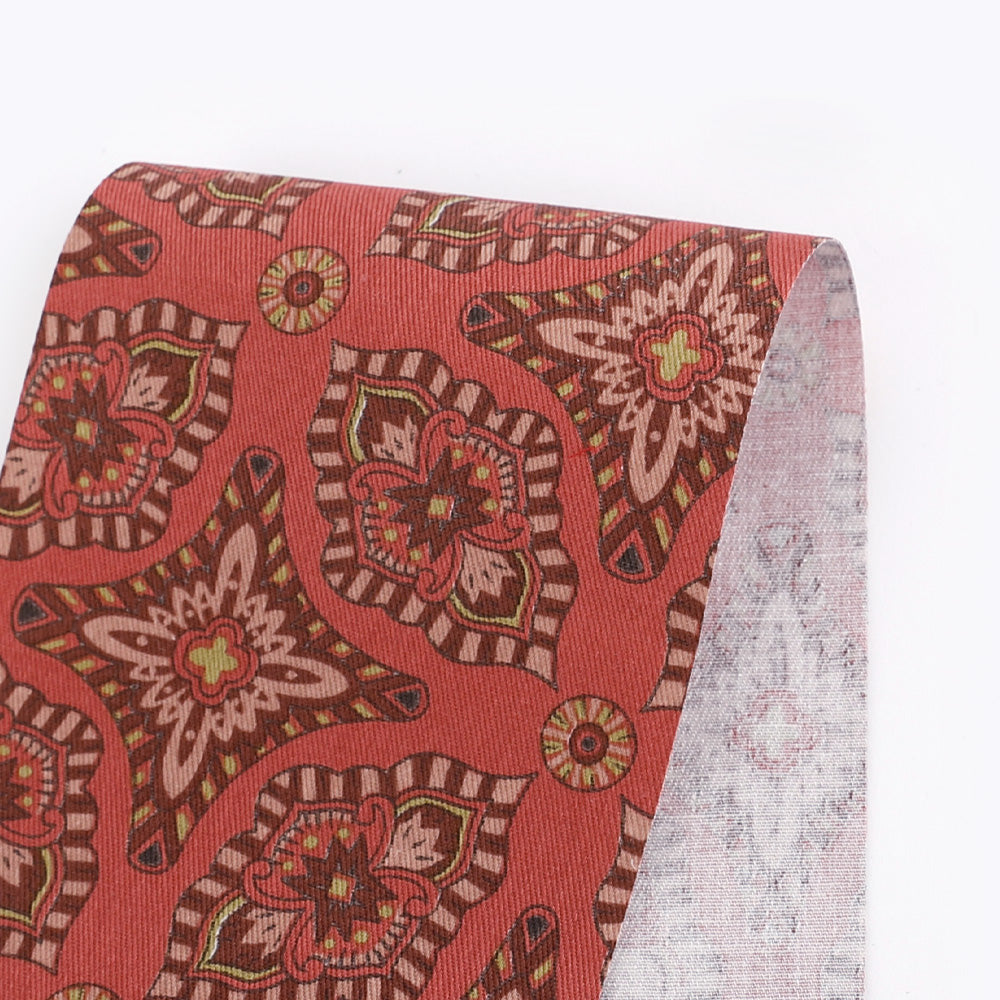 Ornate Cotton Twill - Cinnabar Mix