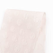 Crumpled Spot Silk / Poly Jacquard - Pearl