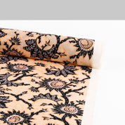 Tropical Passionflower Cotton Voile - Peach Puff