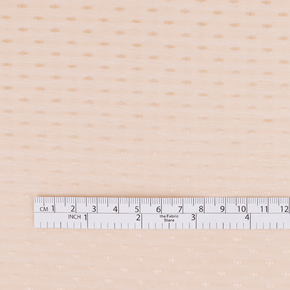 Dobby Silk / Cotton Voile - Apricot