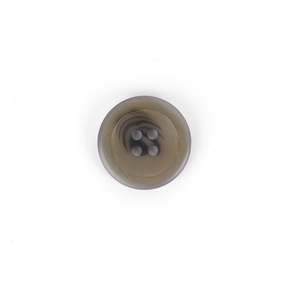 Matt Translucent Button 23mm - Pebble