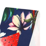 Pixelated Watermelon Stretch Sateen - Blue