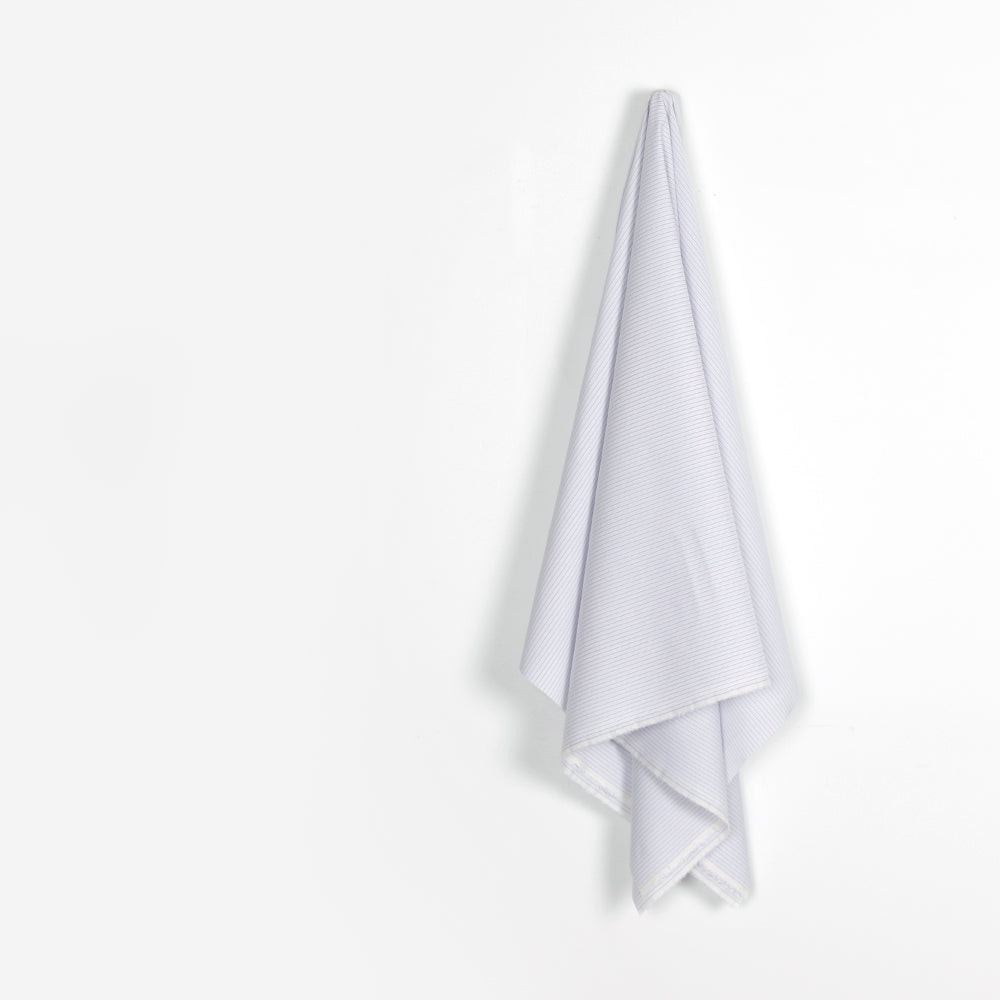 Sandwich Stripe Cotton - Blue