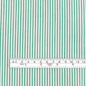 Stripe Stretch Cotton Seersucker - Kelly