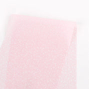 Sprinkle Dots Crinkle Georgette - Candy