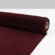 Sheer Shimmer Plisse Knit - Wine