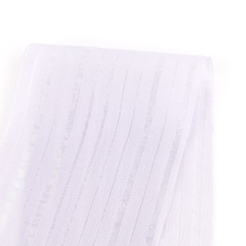 Shimmer Stripe Muslin - Parma Violet