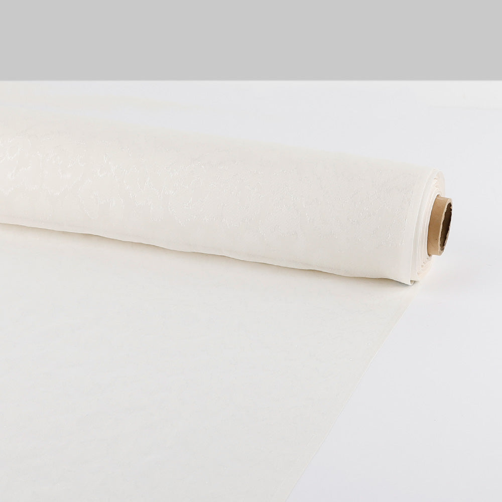 Sheer Leopard Shimmer Silk Jacquard - Ivory