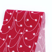 Shooting Star Satin Backed Crepe - Raspberry