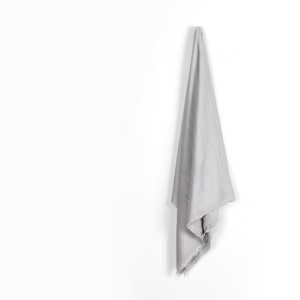 Rayon Crepe Backed Satin - Aluminium