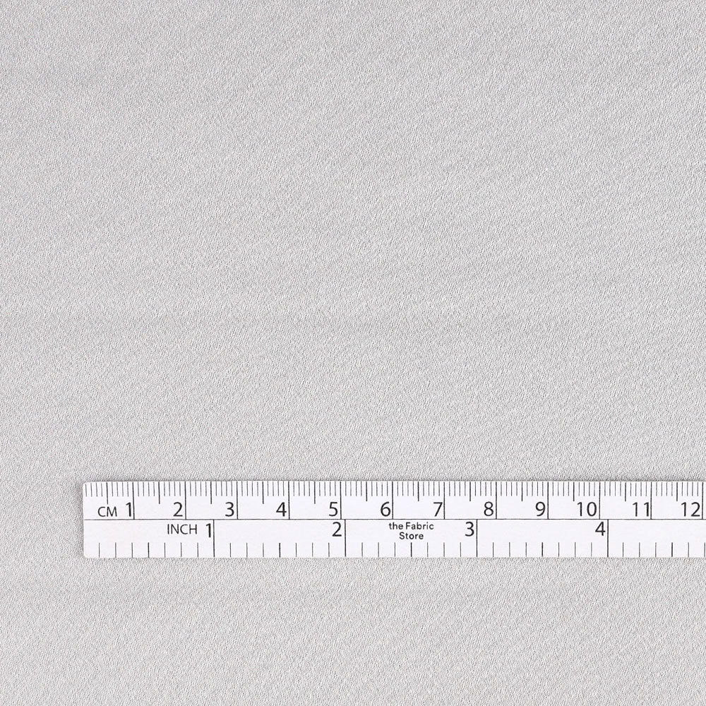 Rayon Crepe Backed Satin - Aluminium