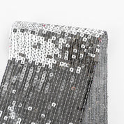 Square Sequinned Tulle - Silver
