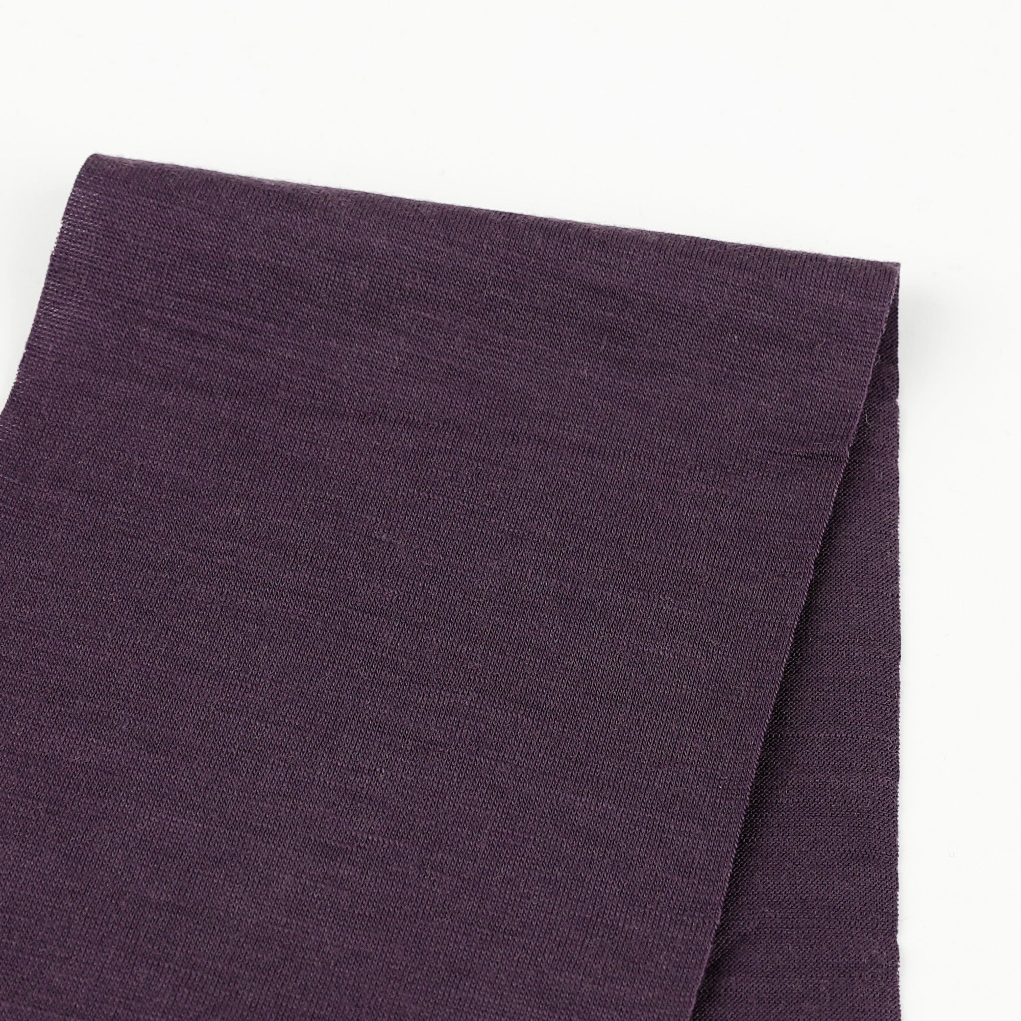 Pure Merino Jersey - Eggplant