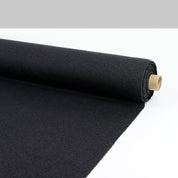 Cashmere Blend 1x1 Rib - Coal