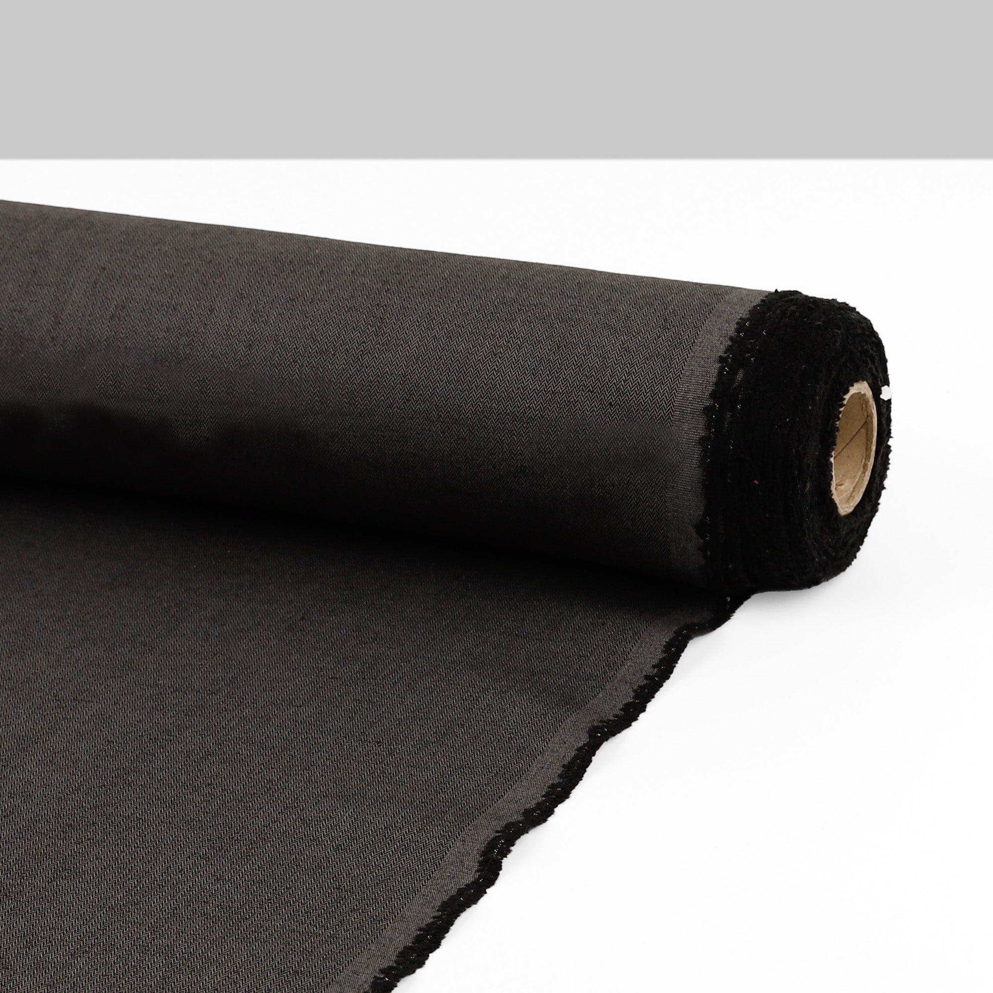Stretch Cotton Herringbone - Graphite