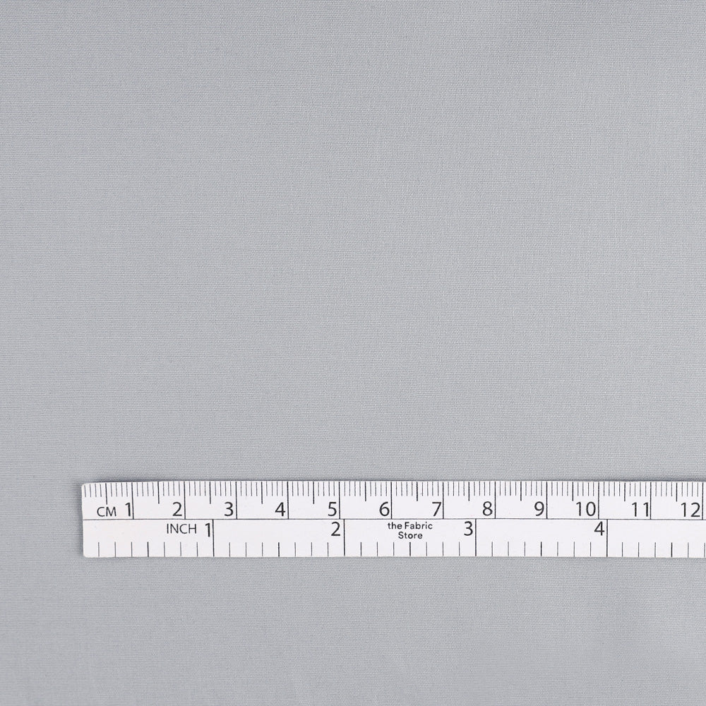 Stretch Cotton Shirting - Steel