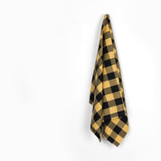 Stretch Cotton / Viscose Buffalo Check - Bumblebee