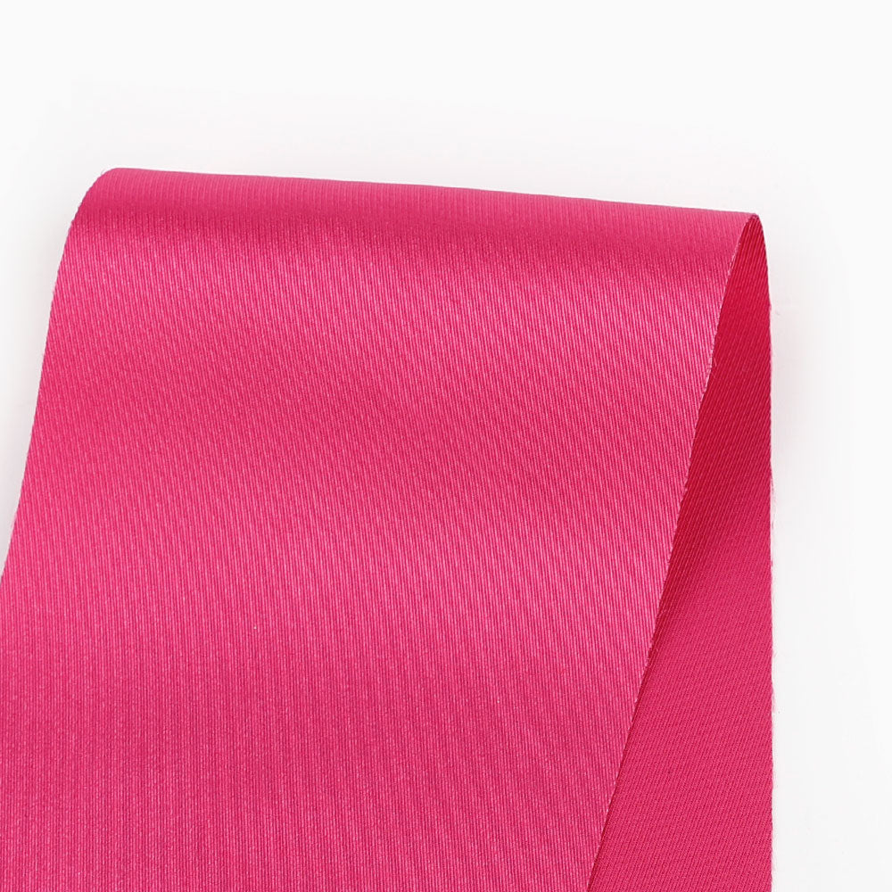 Stretch Poly Twill Satin - Razzle Dazzle Rose