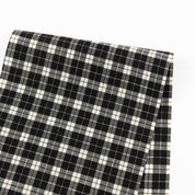 Vintage Plaid Wool - Black