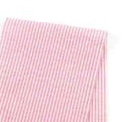 Small Stripe Seersucker Cotton - Bubblegum
