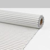 Weft Stripe Cotton Shirting - White