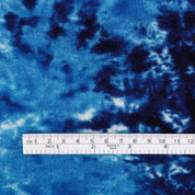 Tie Dye Stretch Tencel Jersey - Indigo