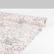 Topographical Print Silk / Viscose - Alabaster