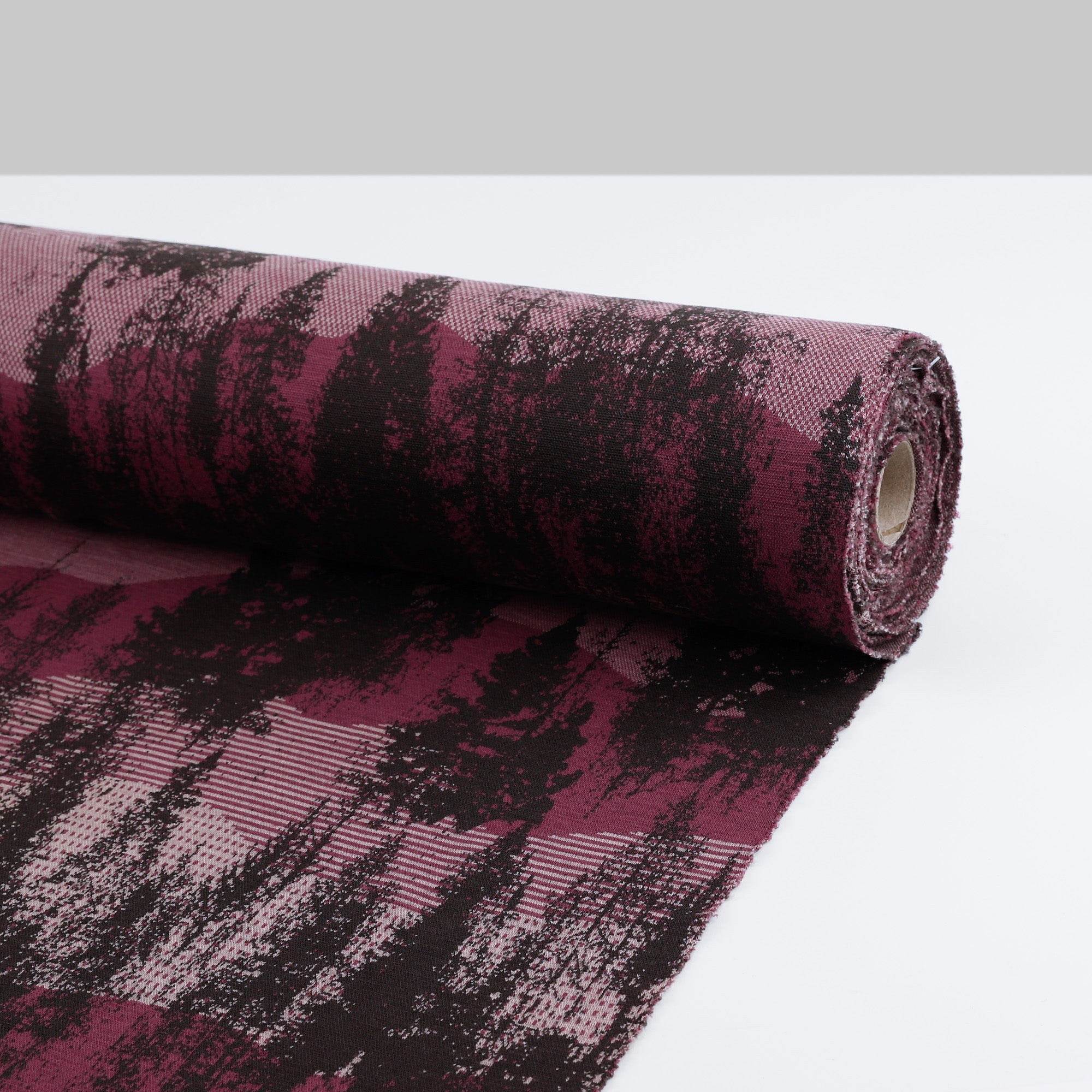 Alpine Trees Merino Jacquard - Muddy Pink