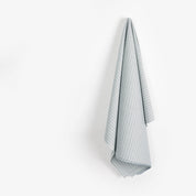 Upcycled Classic Striped Chambray – Blue/Ecru