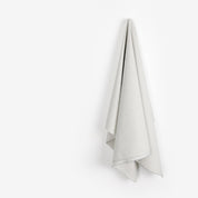 Upcycled Fine Striped Chambray – Ecru/Blue